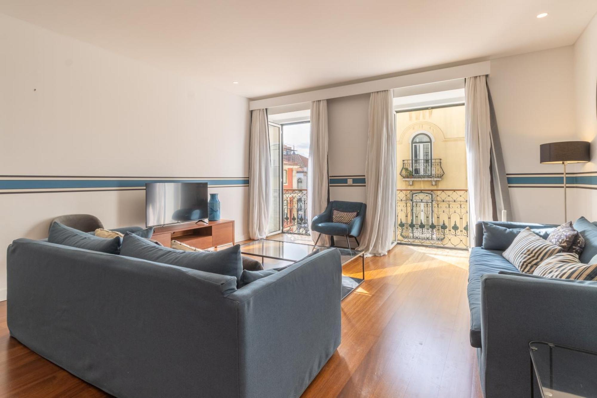 Apartament Modern 3Br, Terrace, Ac/Heating & Self Check-In Lizbona Zewnętrze zdjęcie